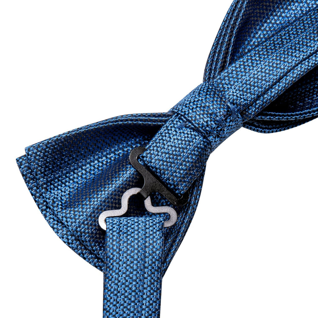 GentCrest Blue Textured Bowtie Set - Image 3