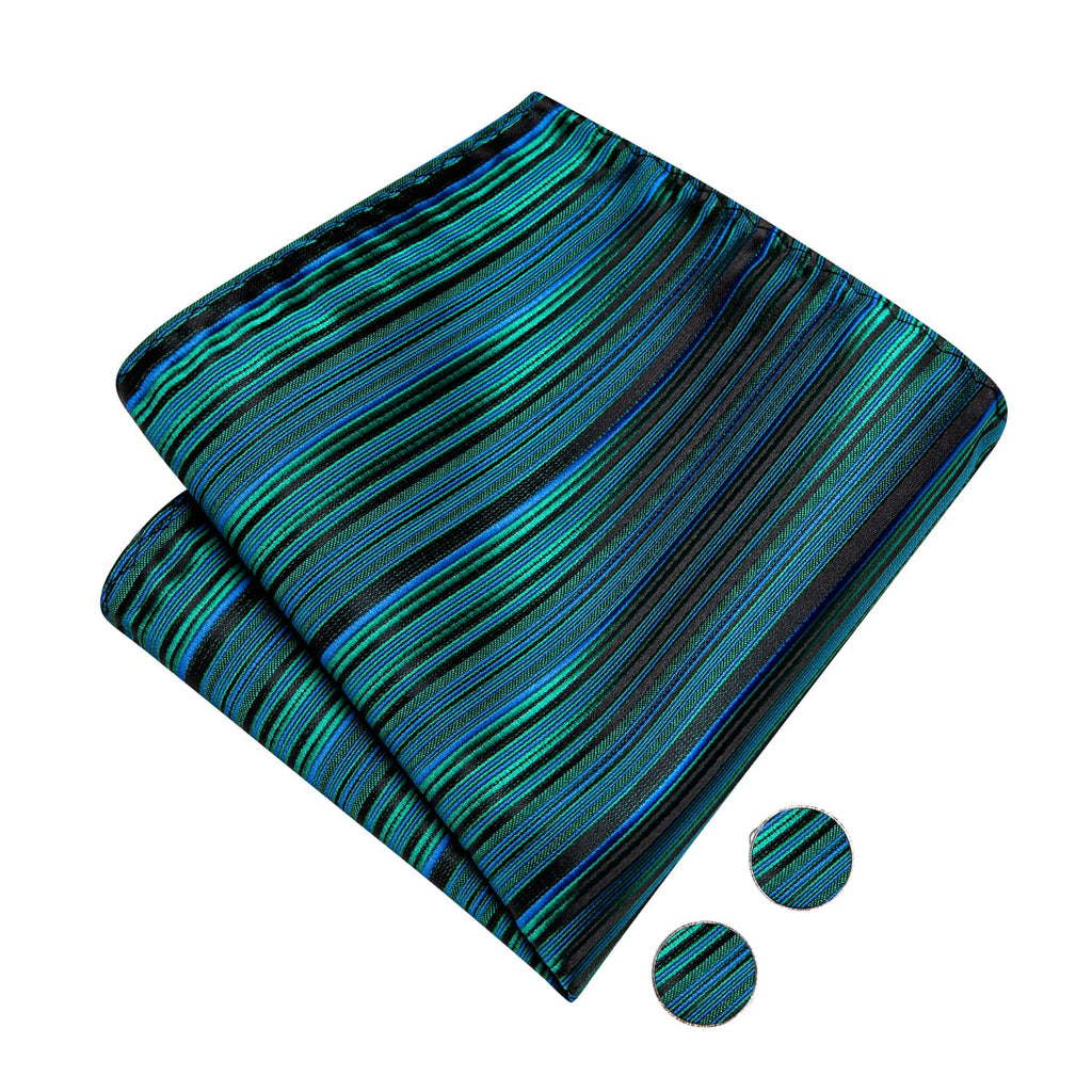 GentCrest Blue Striped Bowtie Set - Image 5
