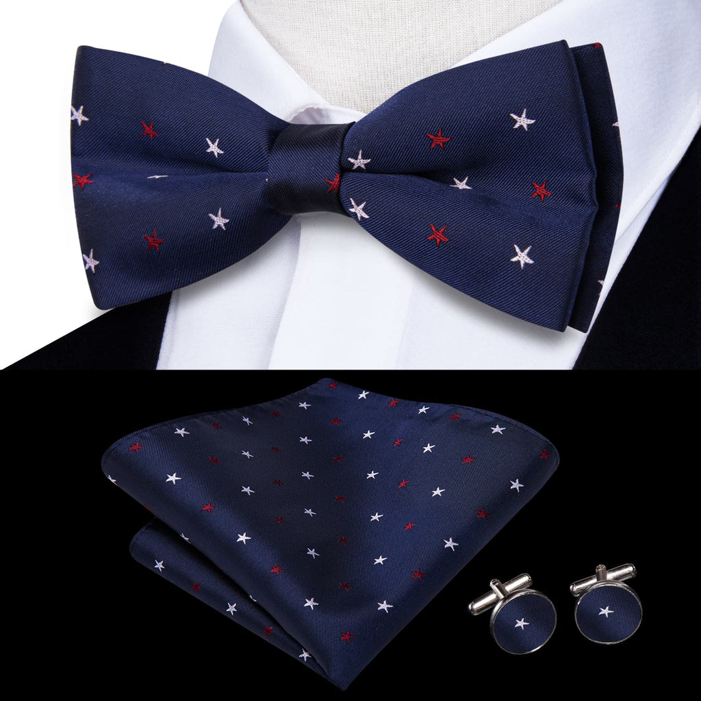 GentCrest Blue Novelty Bowtie Set - Image 1