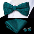 GentCrest Blue Textured Bowtie Set - Image 1