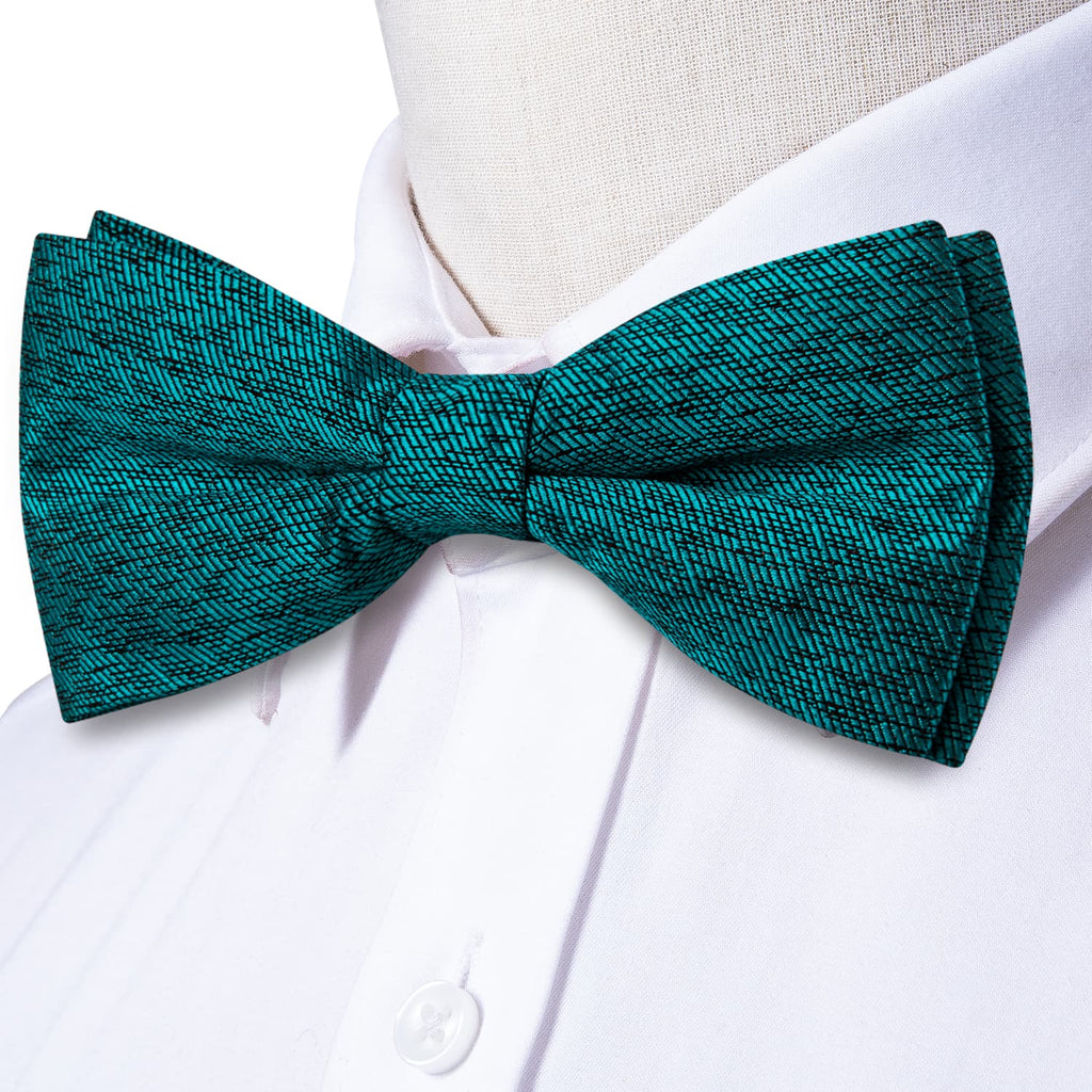 GentCrest Blue Textured Bowtie Set - Image 3