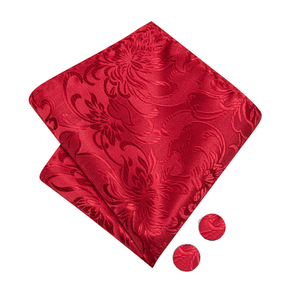 GentCrest Red Floral Bowtie Set - Image 5