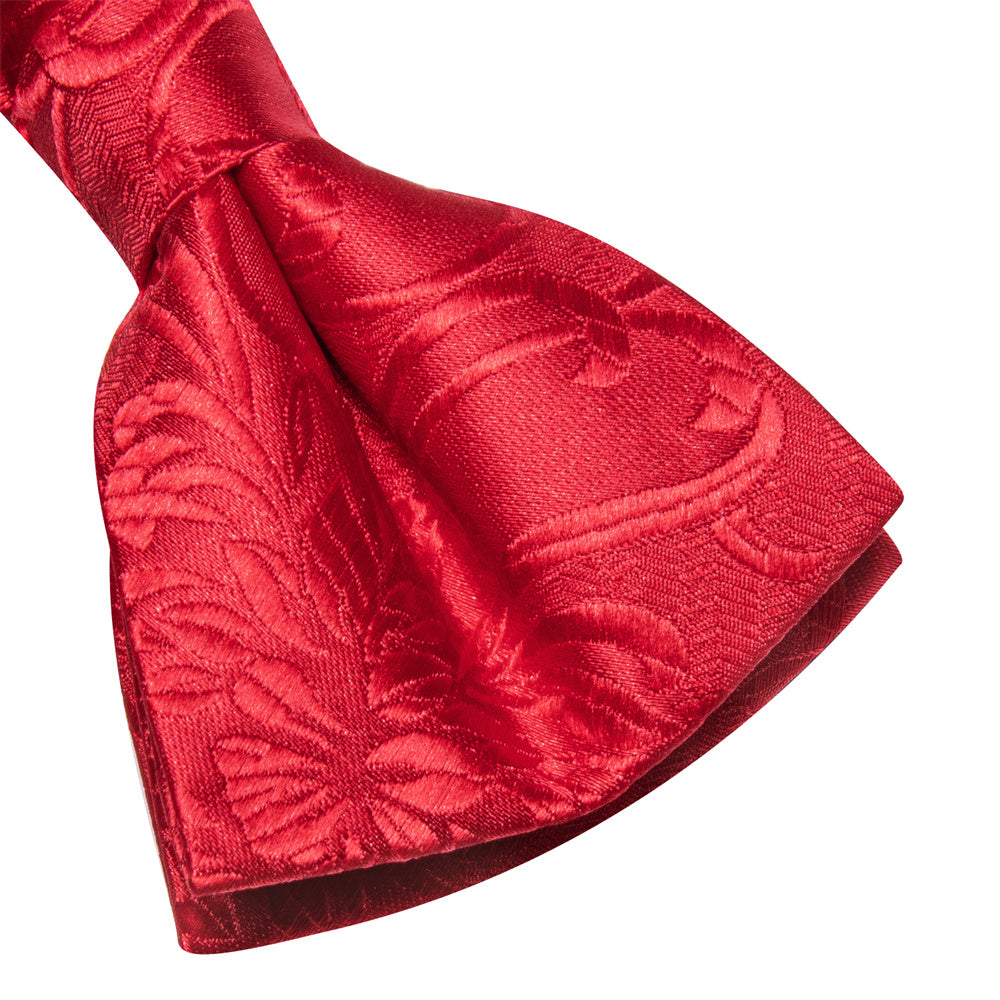 GentCrest Red Floral Bowtie Set - Image 6