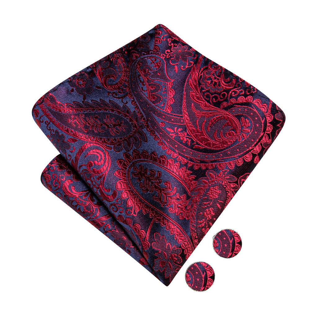 GentCrest Black Paisley Bowtie Set - Image 5