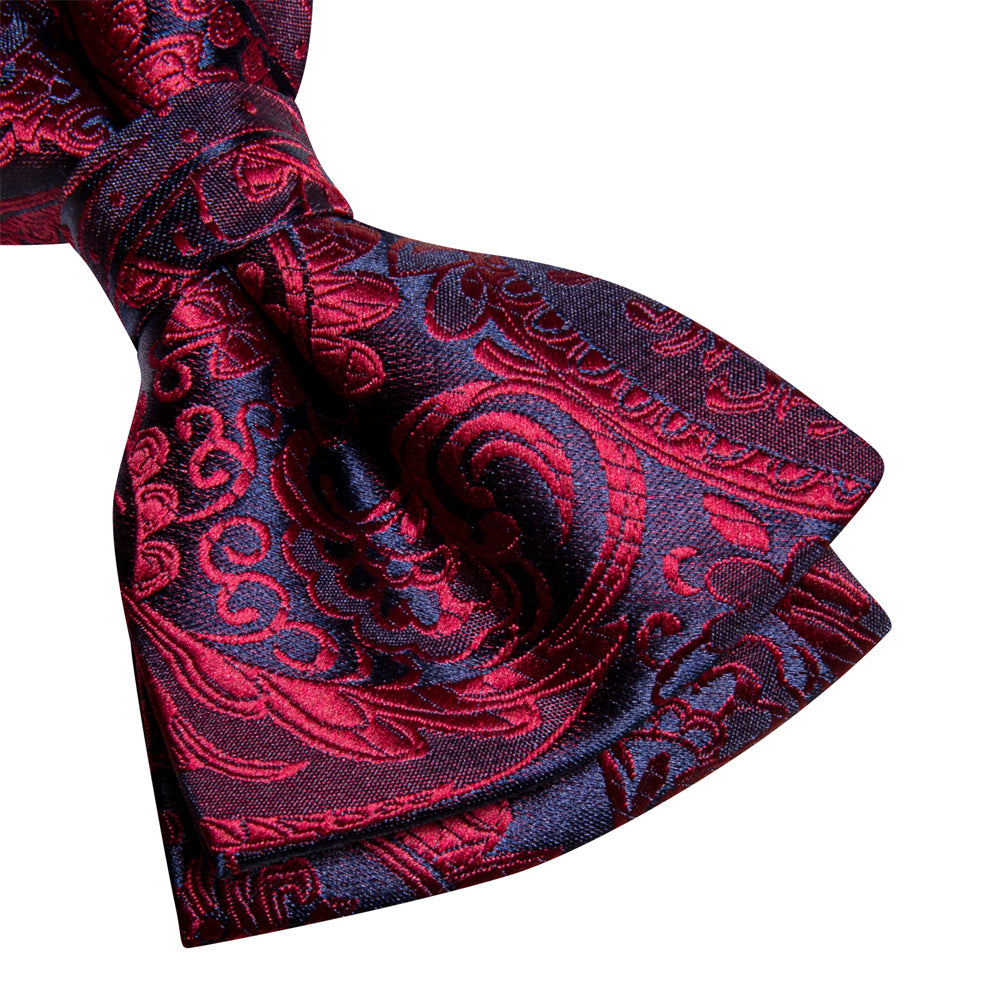 GentCrest Black Paisley Bowtie Set - Image 6