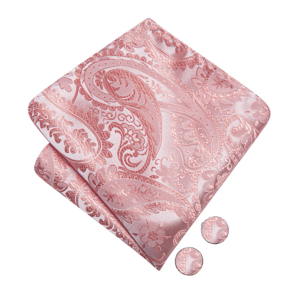 GentCrest Pink Paisley Bowtie Set - Image 4
