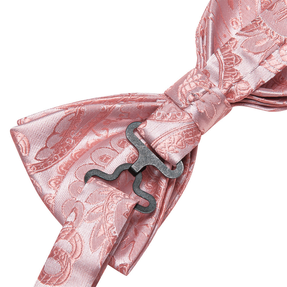 GentCrest Pink Paisley Bowtie Set - Image 6