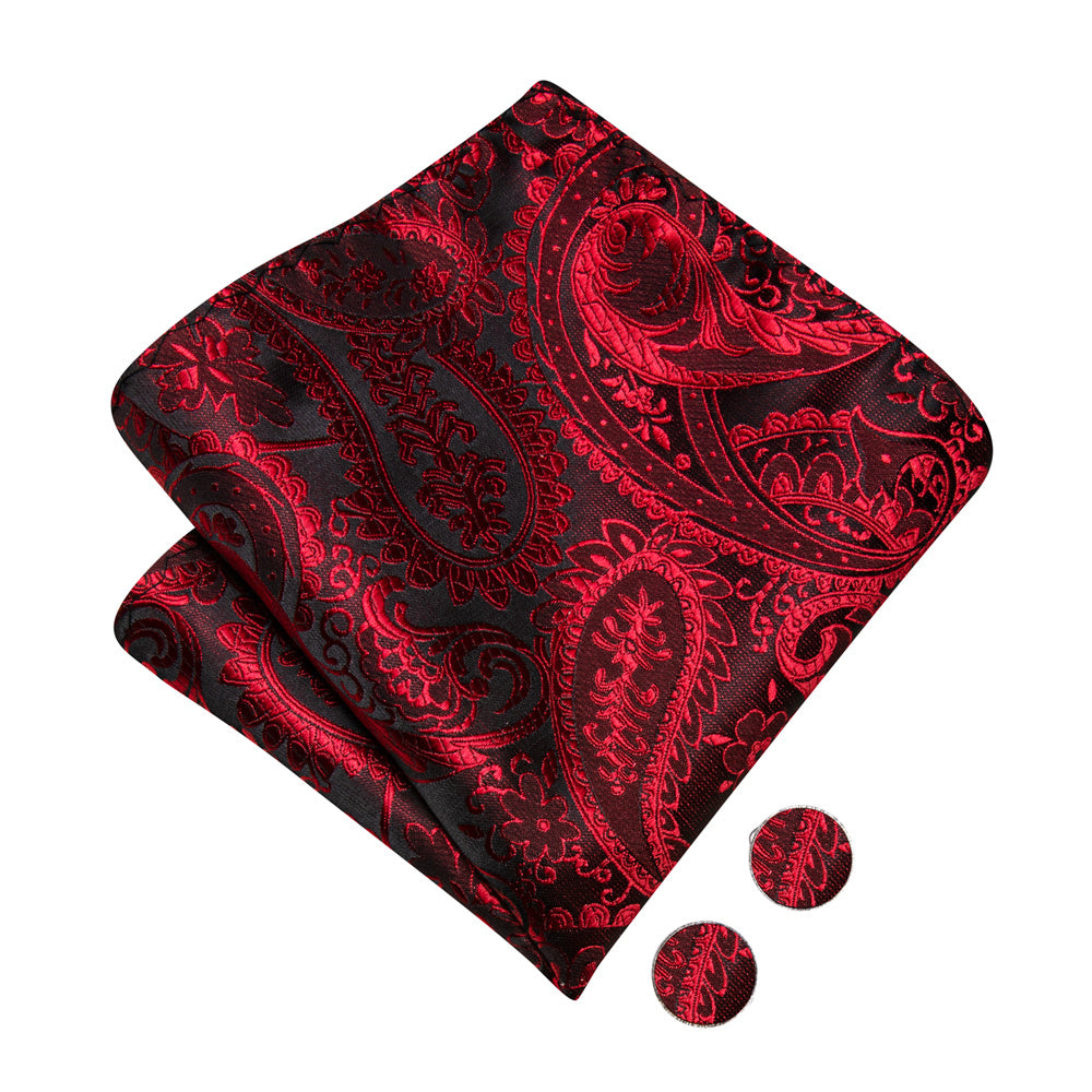GentCrest Black Paisley Bowtie Set - Image 5
