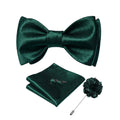 GentCrest Red Solid Bowtie Set - Image 1