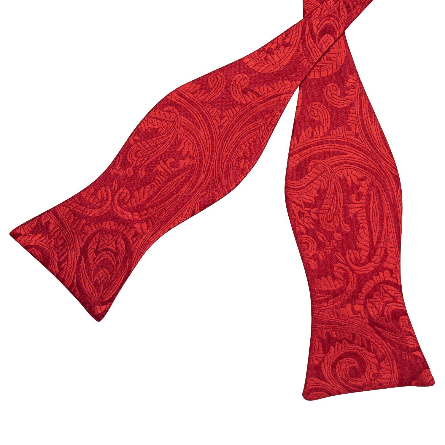 GentCrest Red Paisley Bowtie Set - Image 3
