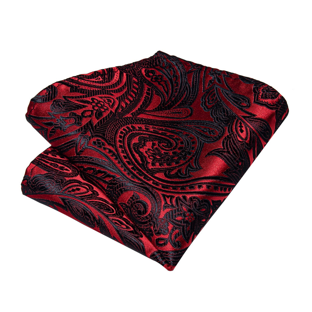 GentCrest Black Paisley Bowtie Set - Image 4