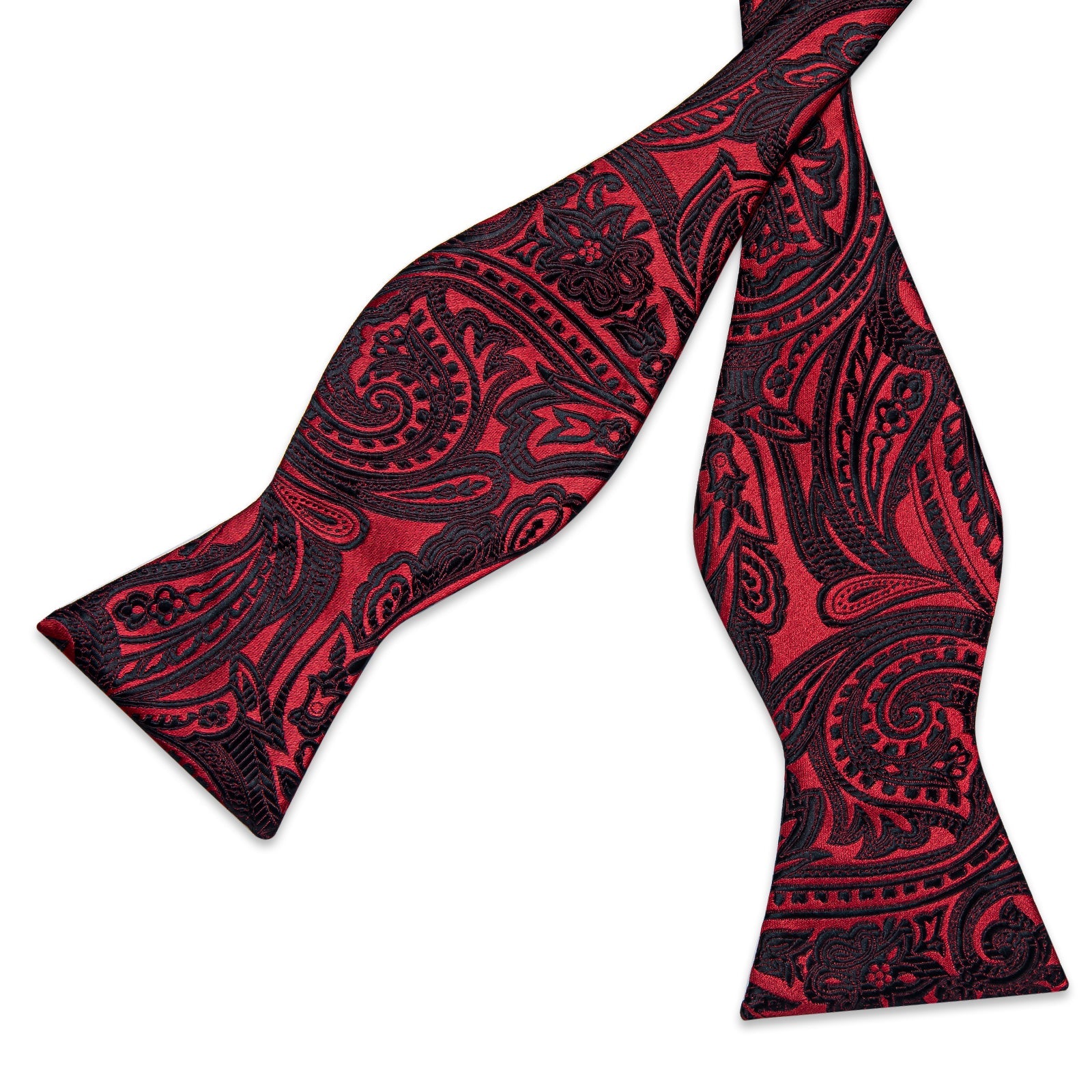 GentCrest Black Paisley Bowtie Set - Image 5