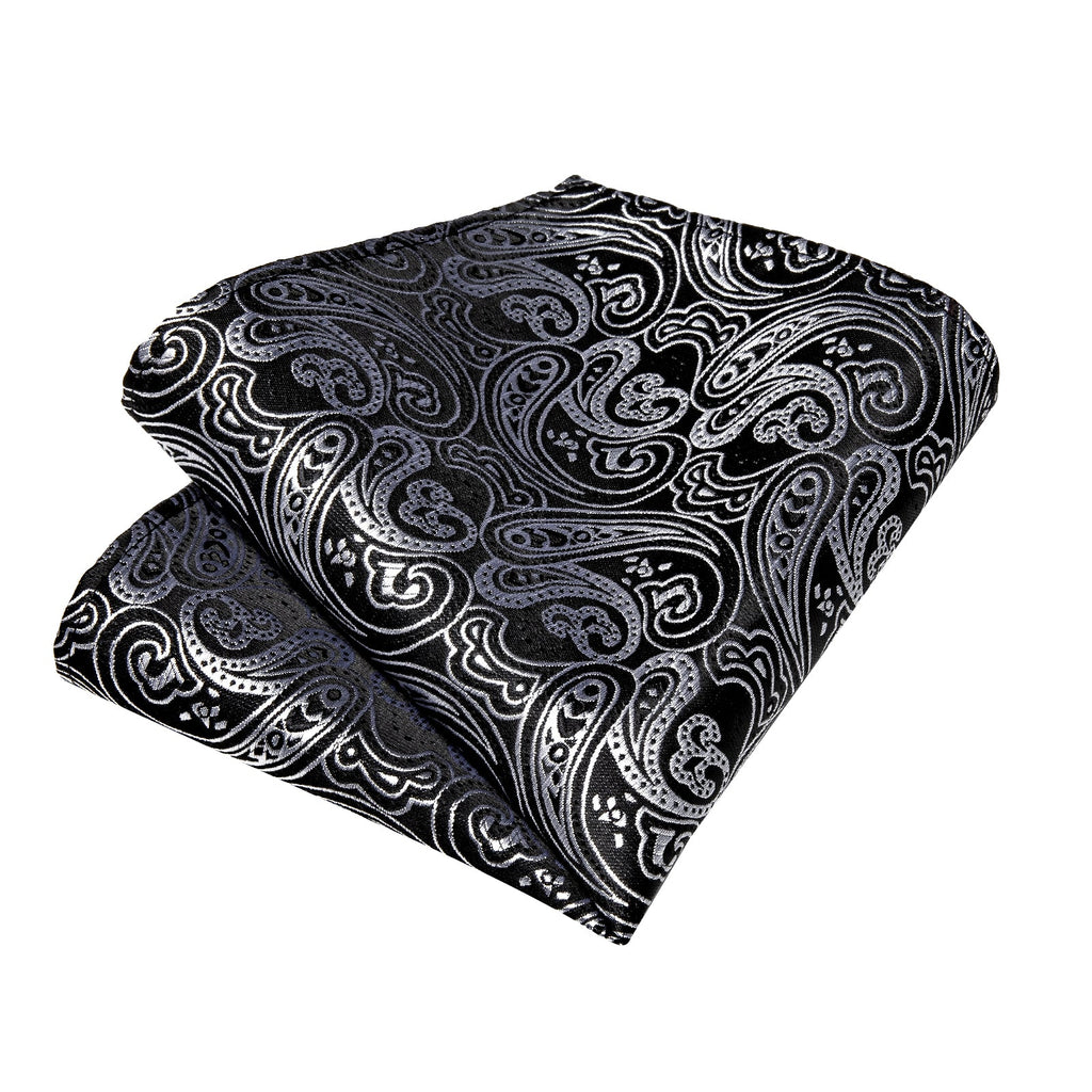 GentCrest Black Paisley Bowtie Set - Image 5