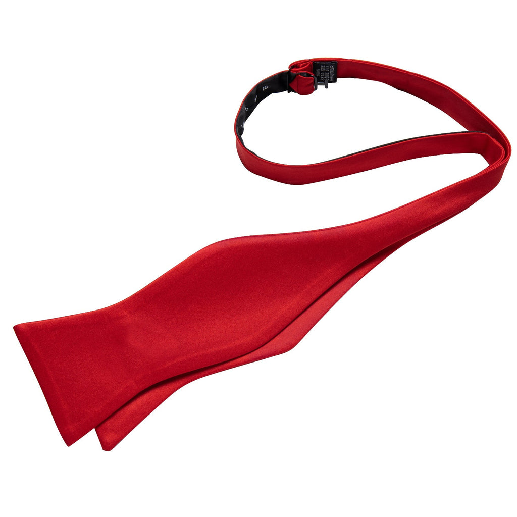 GentCrest Red Solid Bowtie Set - Image 3