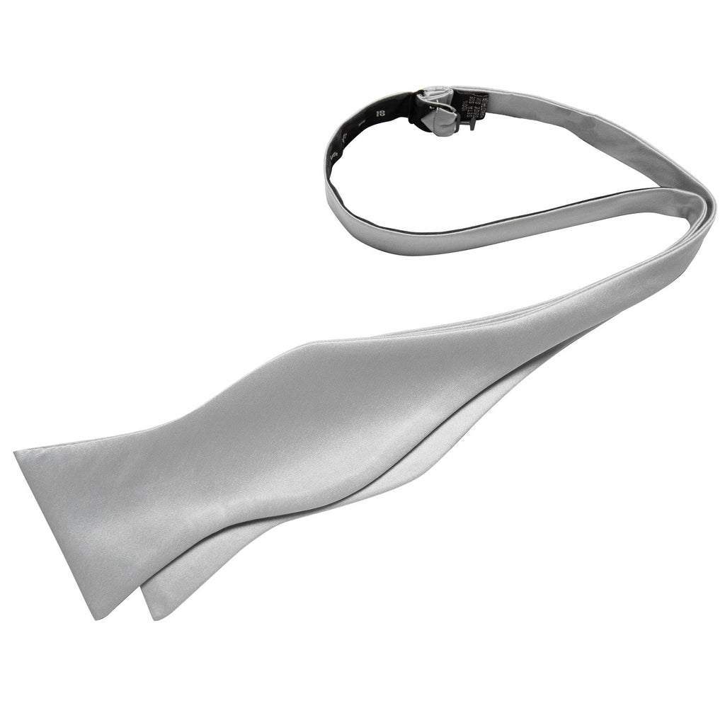 GentCrest Grey Solid Bowtie Set - Image 4