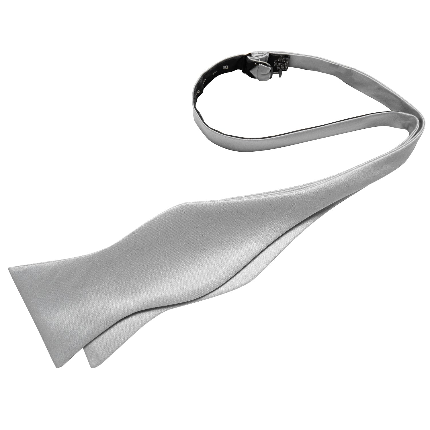 GentCrest Grey Solid Bowtie Set - Image 4