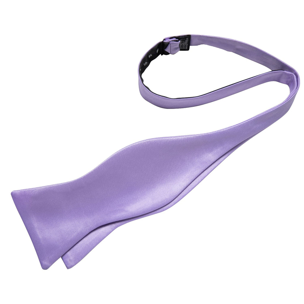 Solid Purple Bow Tie Set - GentCrest - View 4