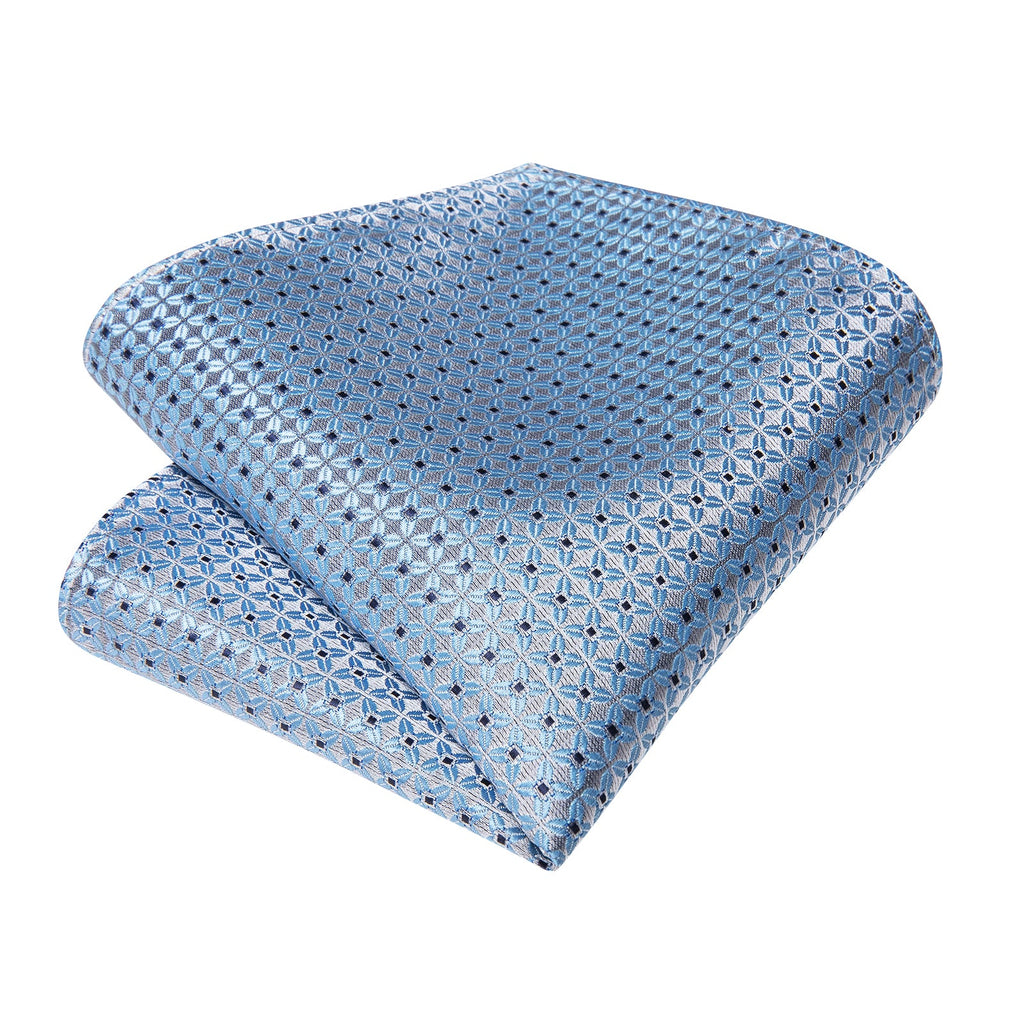GentCrest Blue Plaid Bowtie Set - Image 4