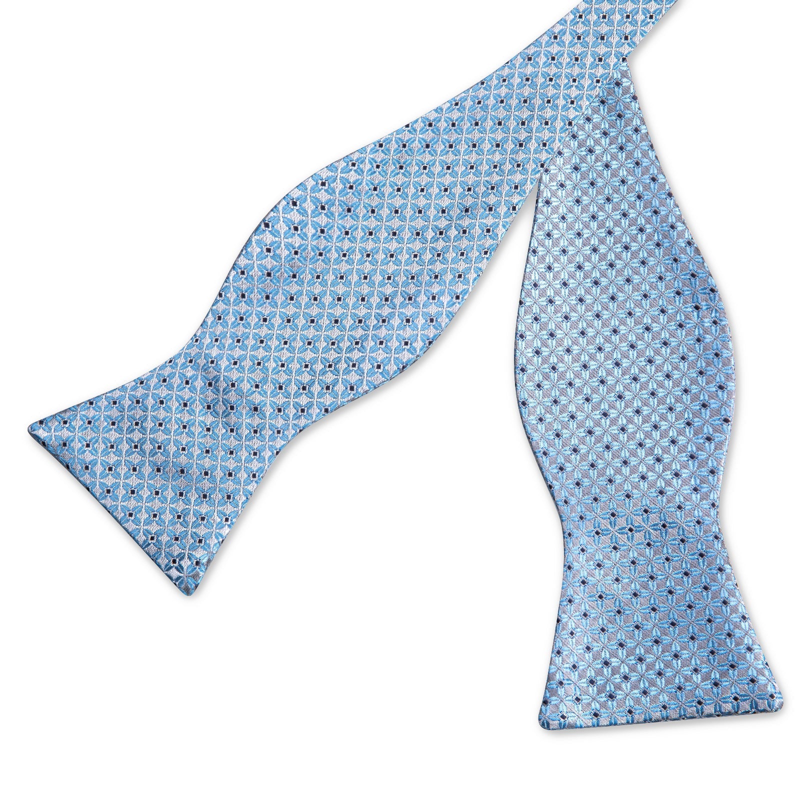 GentCrest Blue Plaid Bowtie Set - Image 3