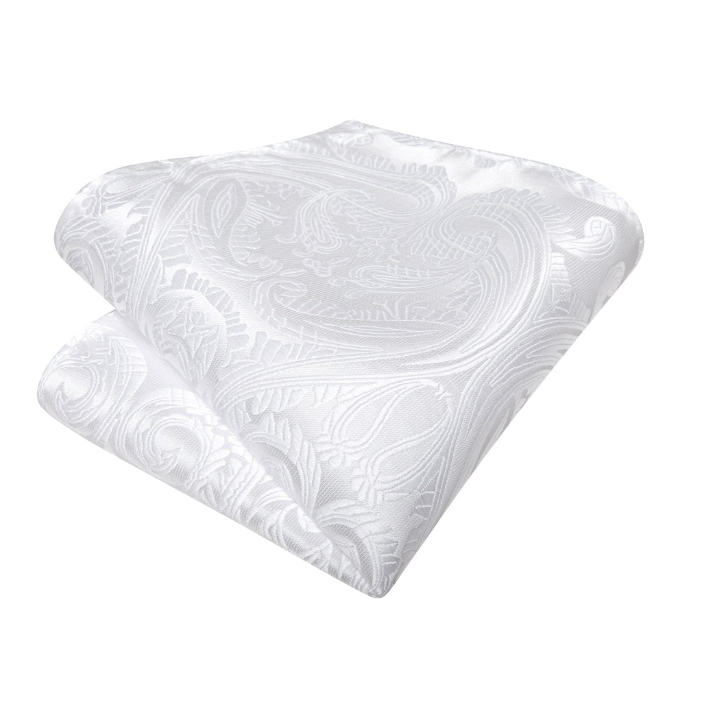 GentCrest White Paisley Bowtie Set - Image 5