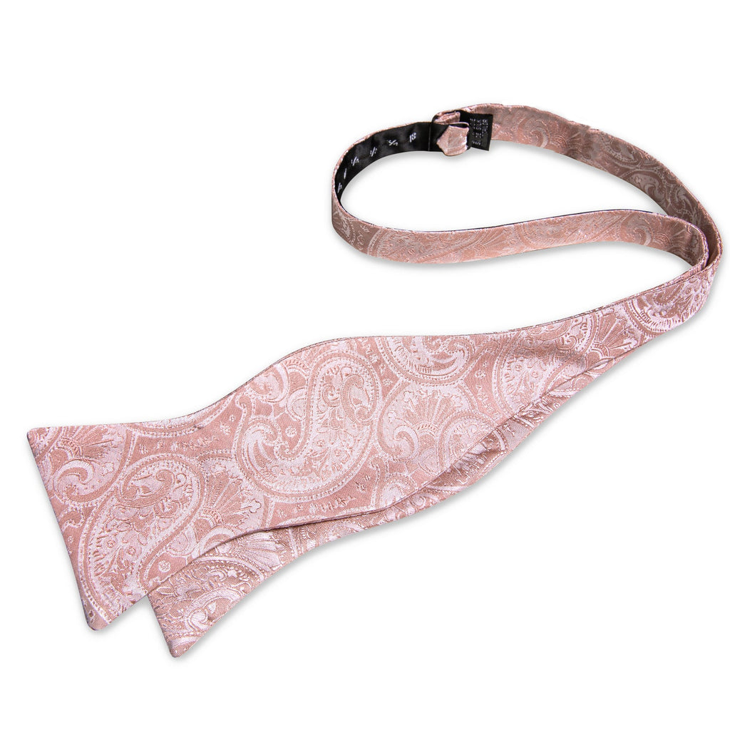 GentCrest Pink Paisley Bowtie Set - Image 4