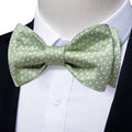 GentCrest Green Geometric Bowtie Set - Image 1