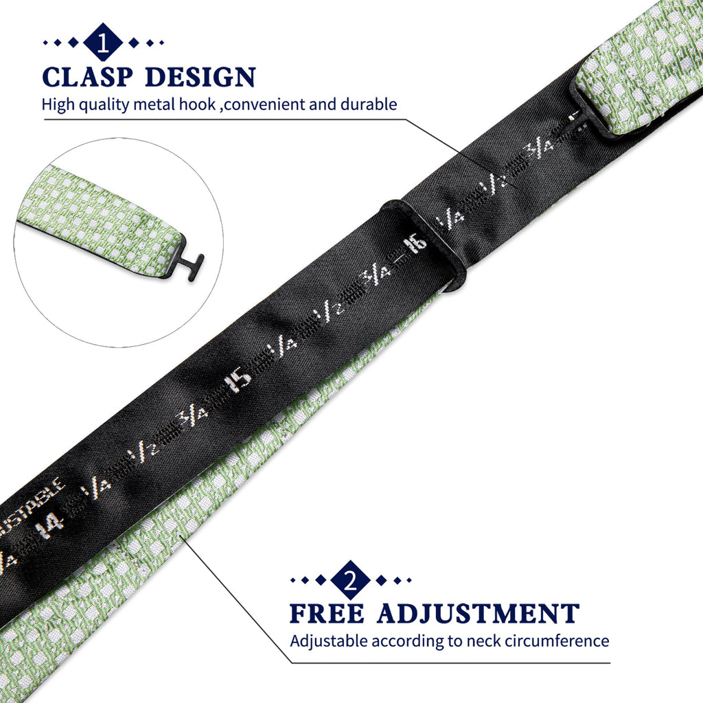GentCrest Green Geometric Bowtie Set - Image 6