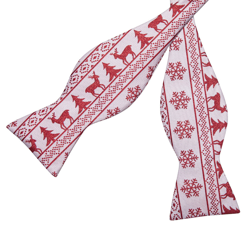 GentCrest White Novelty Bowtie Set - Image 3