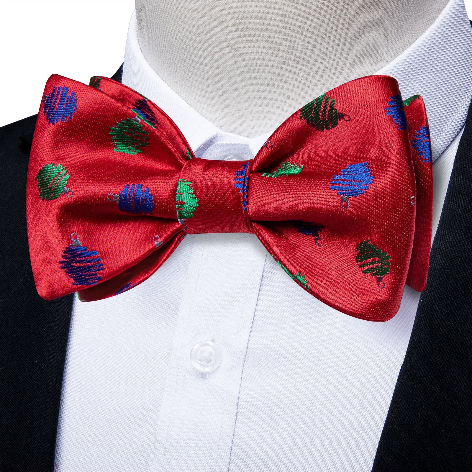 GentCrest Red Polka Dot Bowtie Set - Image 1