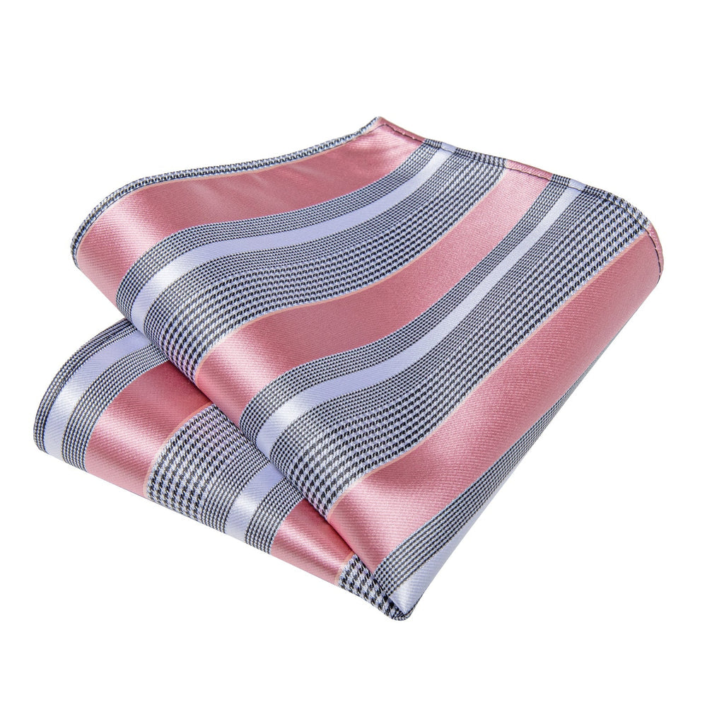 GentCrest Pink Striped Bowtie Set - Image 3