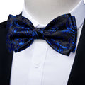 GentCrest Black Floral Bowtie Set - Image 1