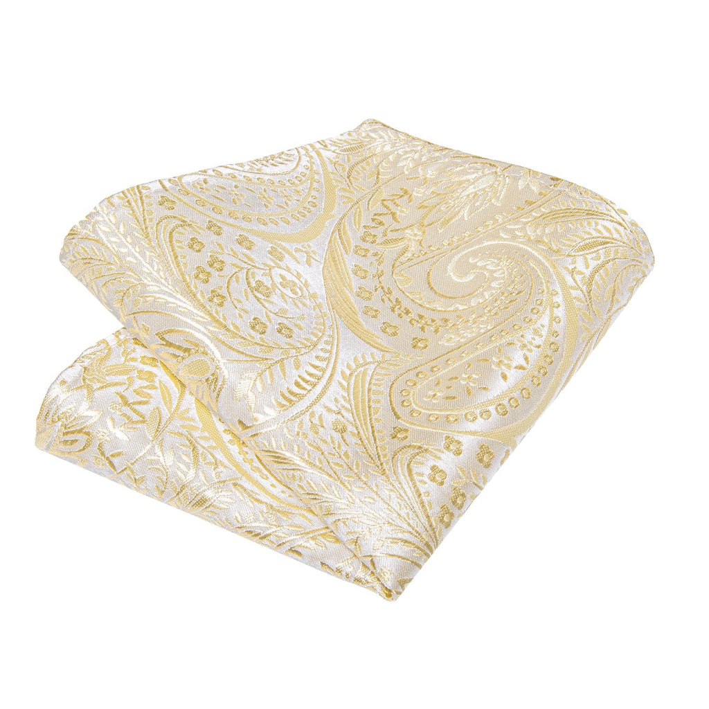 GentCrest Champagne Floral Bowtie Set - Image 3