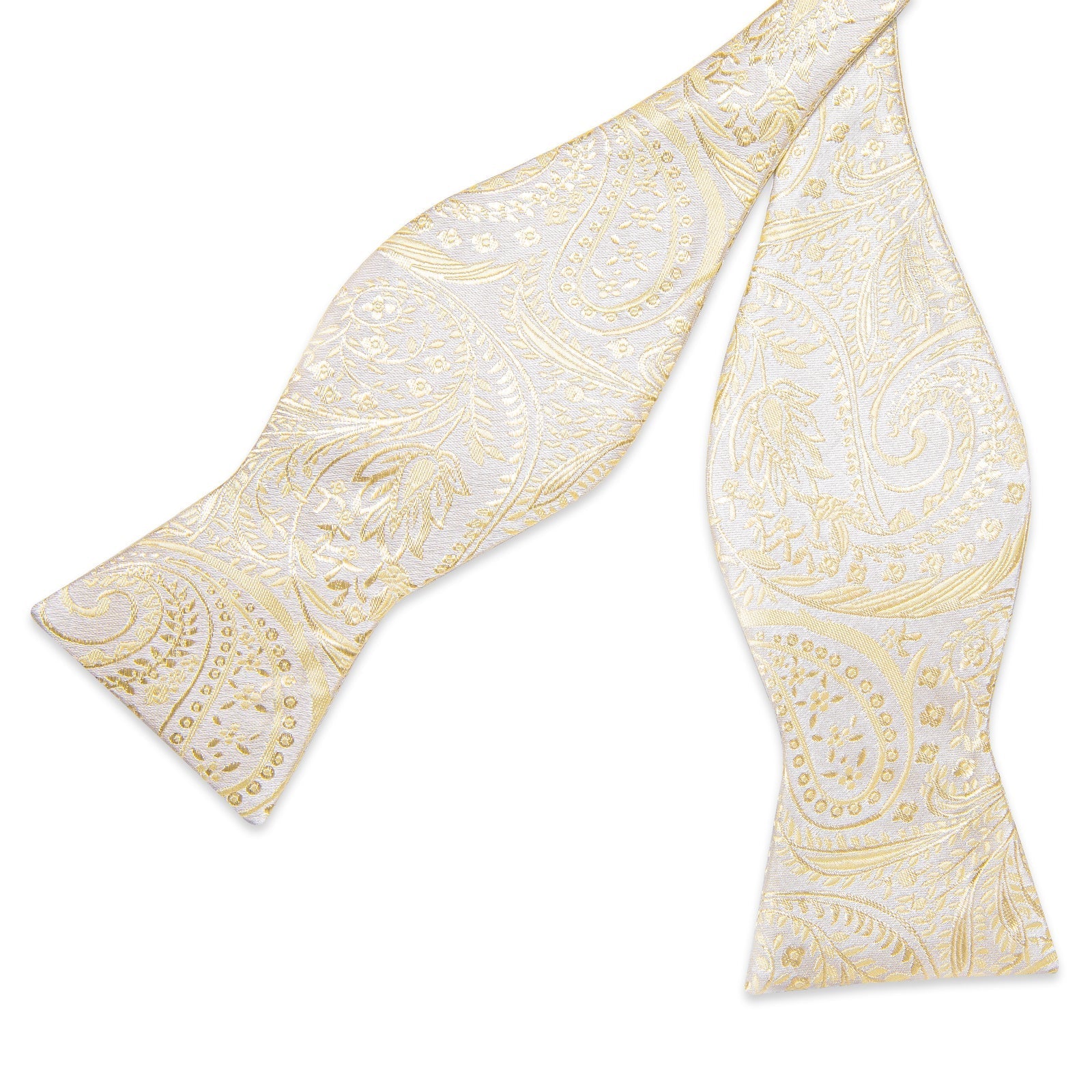 GentCrest Champagne Floral Bowtie Set - Image 4