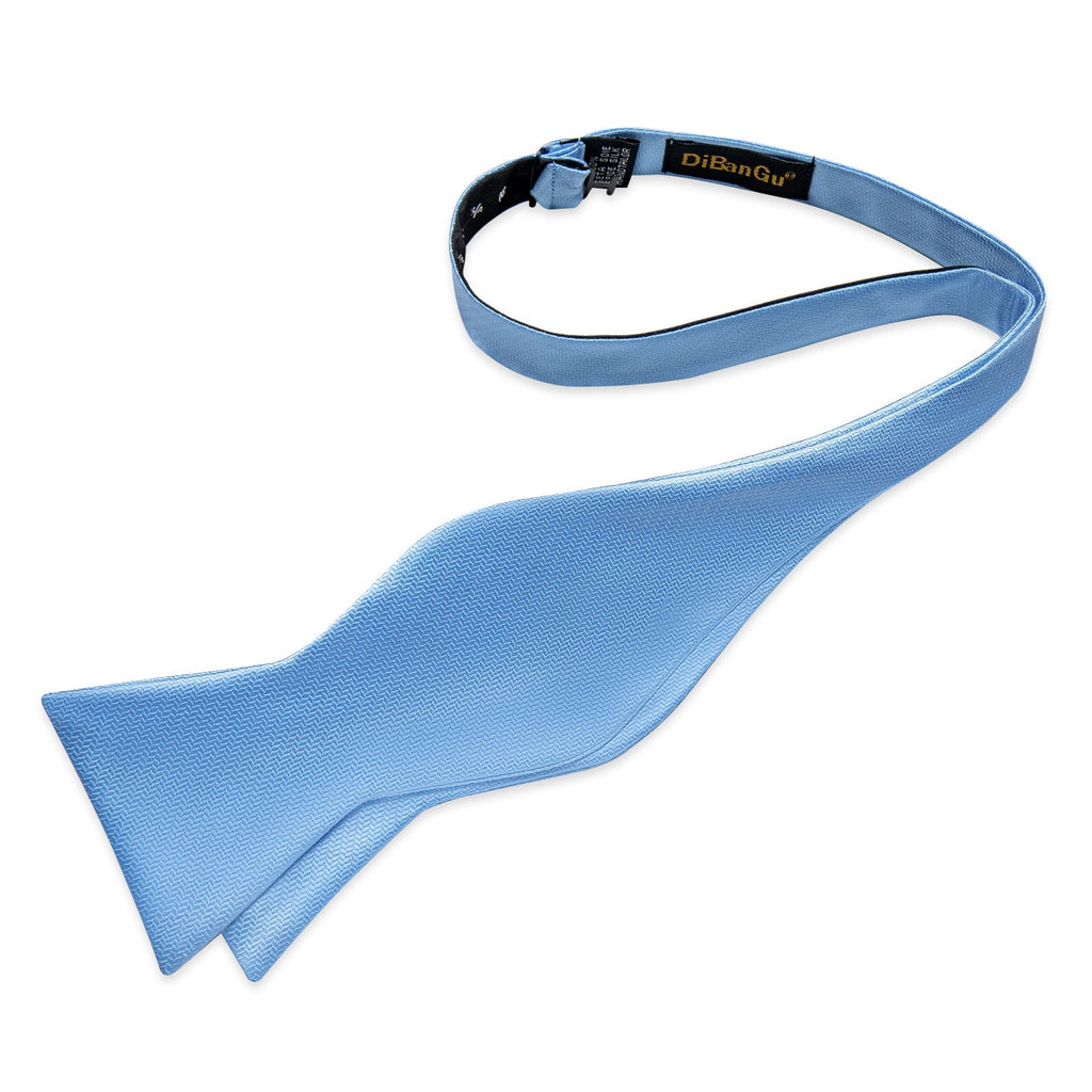 GentCrest Blue Solid Bowtie Set - Image 2