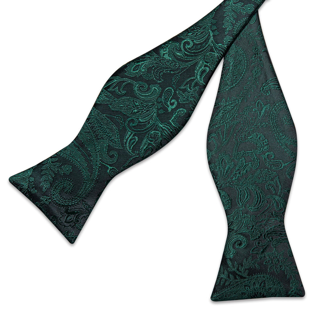 GentCrest Green Paisley Bowtie Set - Image 4
