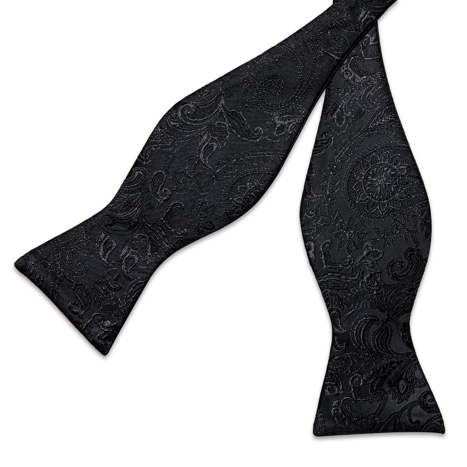 GentCrest Black Paisley Bowtie Set - Image 4