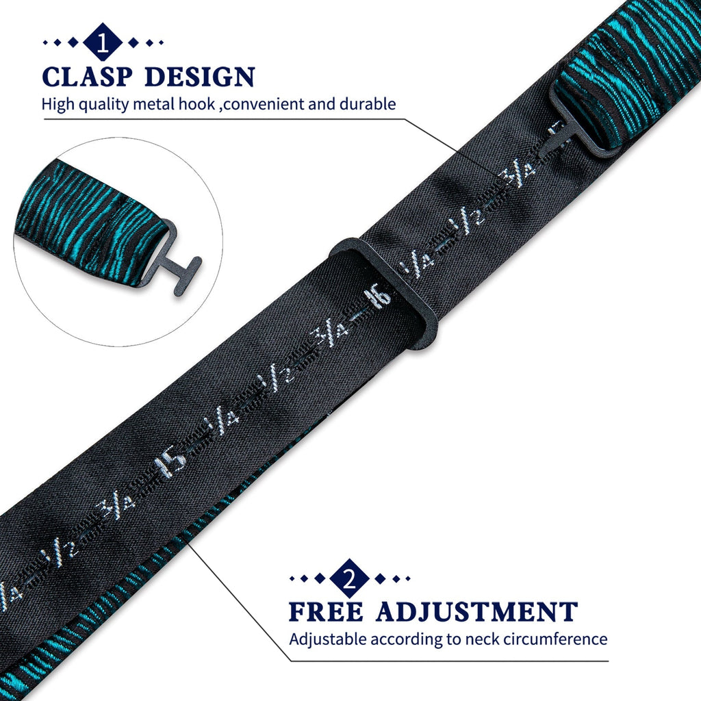 GentCrest Blue Striped Bowtie Set - Image 5