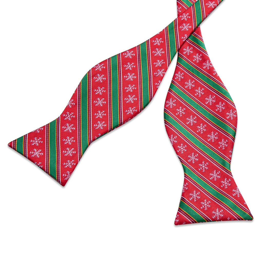 GentCrest Red Striped Bowtie Set - Image 4
