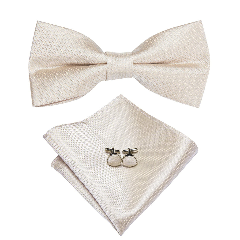 GentCrest Red Solid Bowtie Set - Image 4