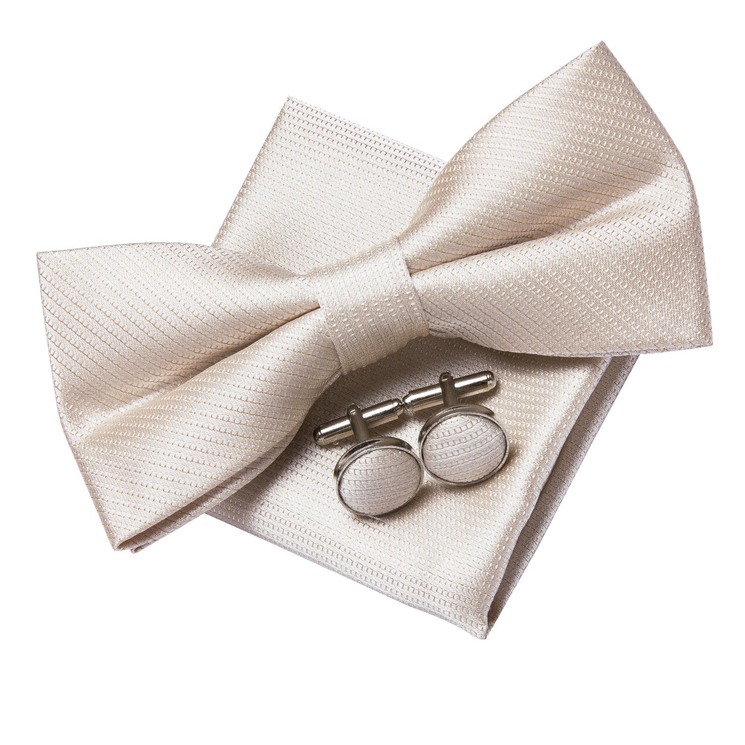 GentCrest Red Solid Bowtie Set - Image 2
