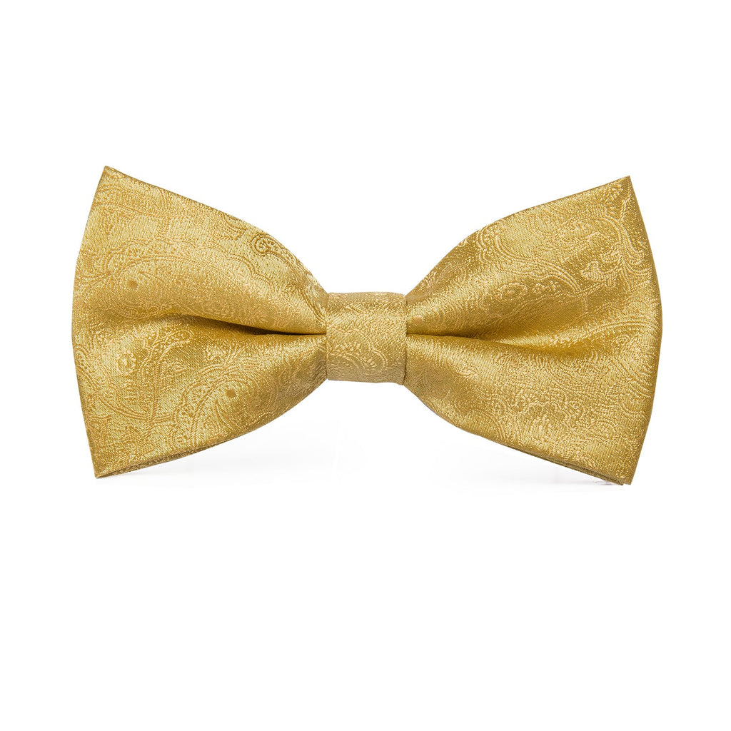 GentCrest Gold Paisley Bowtie Set - Image 3
