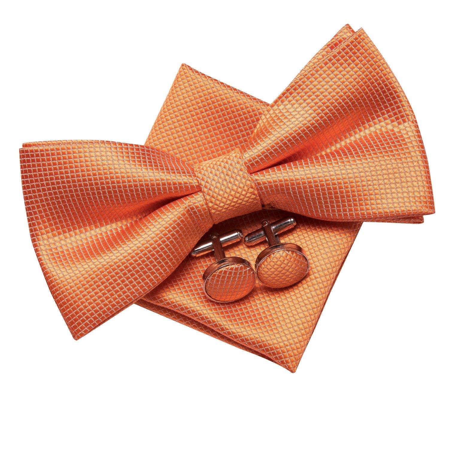 GentCrest Red Solid Bowtie Set - Image 2