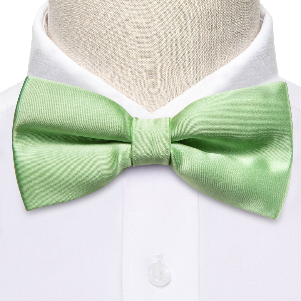 GentCrest Green Solid Bowtie Set - Image 4