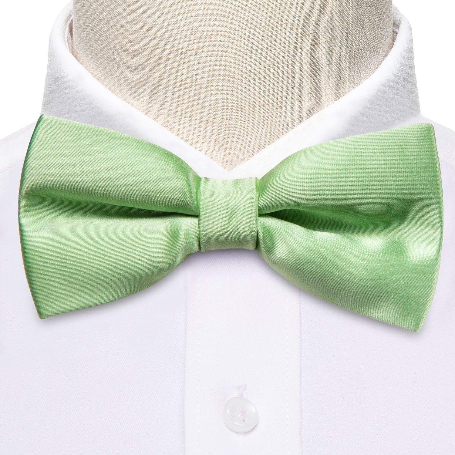 GentCrest Green Solid Bowtie Set - Image 4