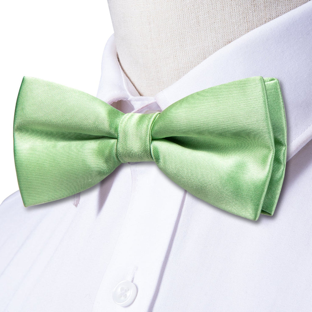 GentCrest Green Solid Bowtie Set - Image 3