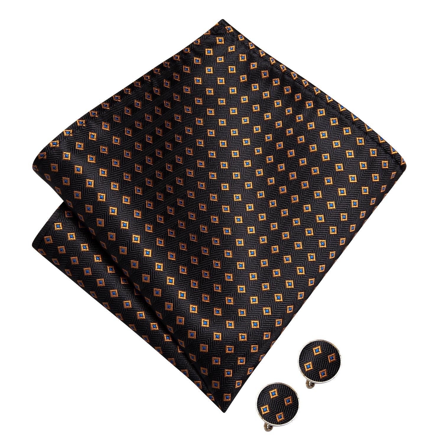 GentCrest Blue Plaid Bowtie Set - Image 6