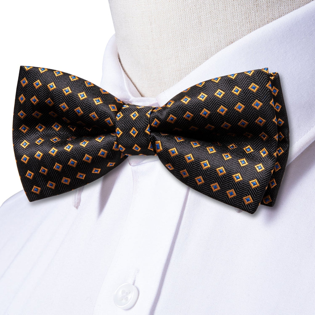 GentCrest Blue Plaid Bowtie Set - Image 1