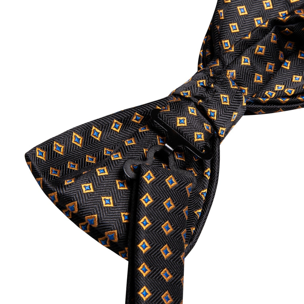 GentCrest Blue Plaid Bowtie Set - Image 4