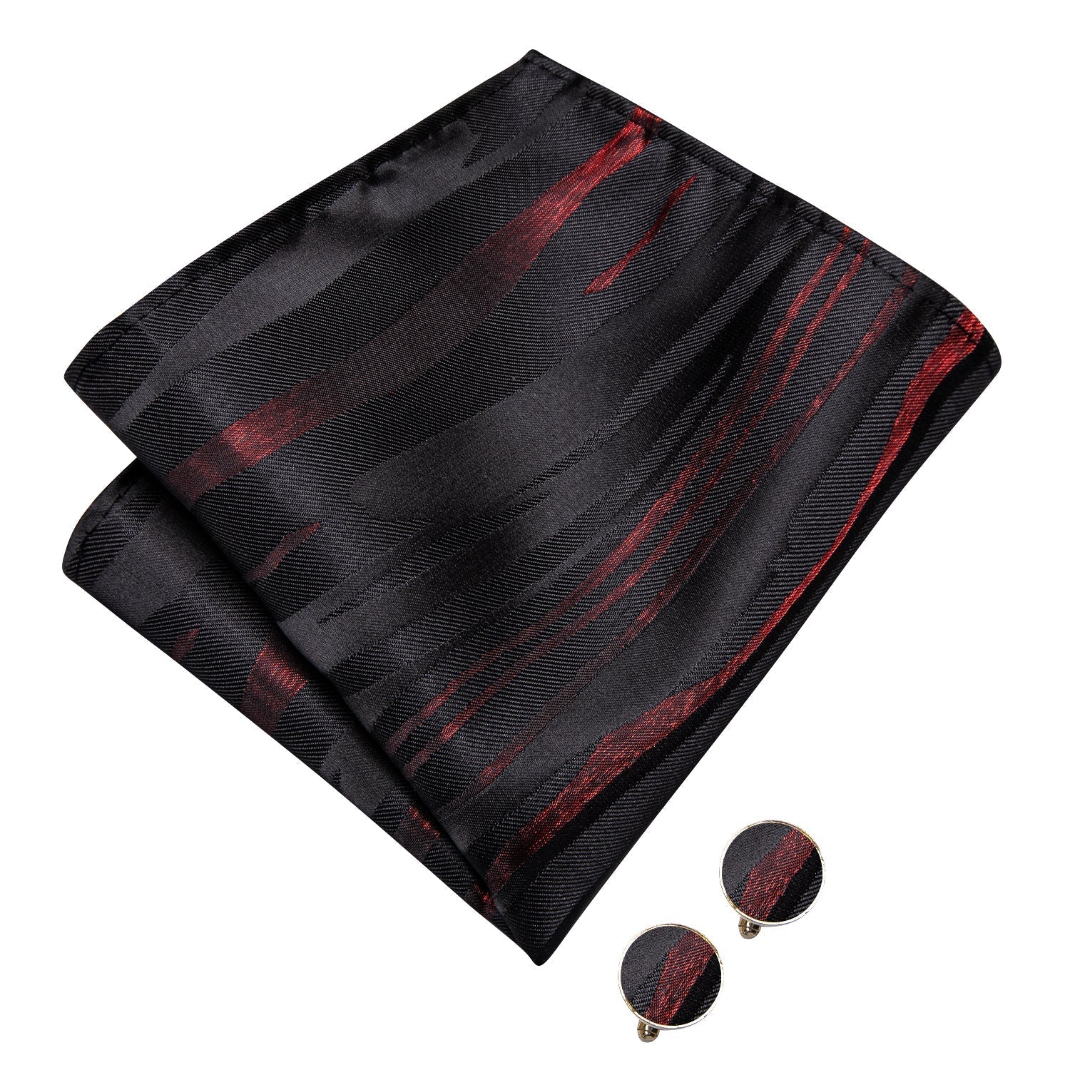 GentCrest Black Striped Bowtie Set - Image 6