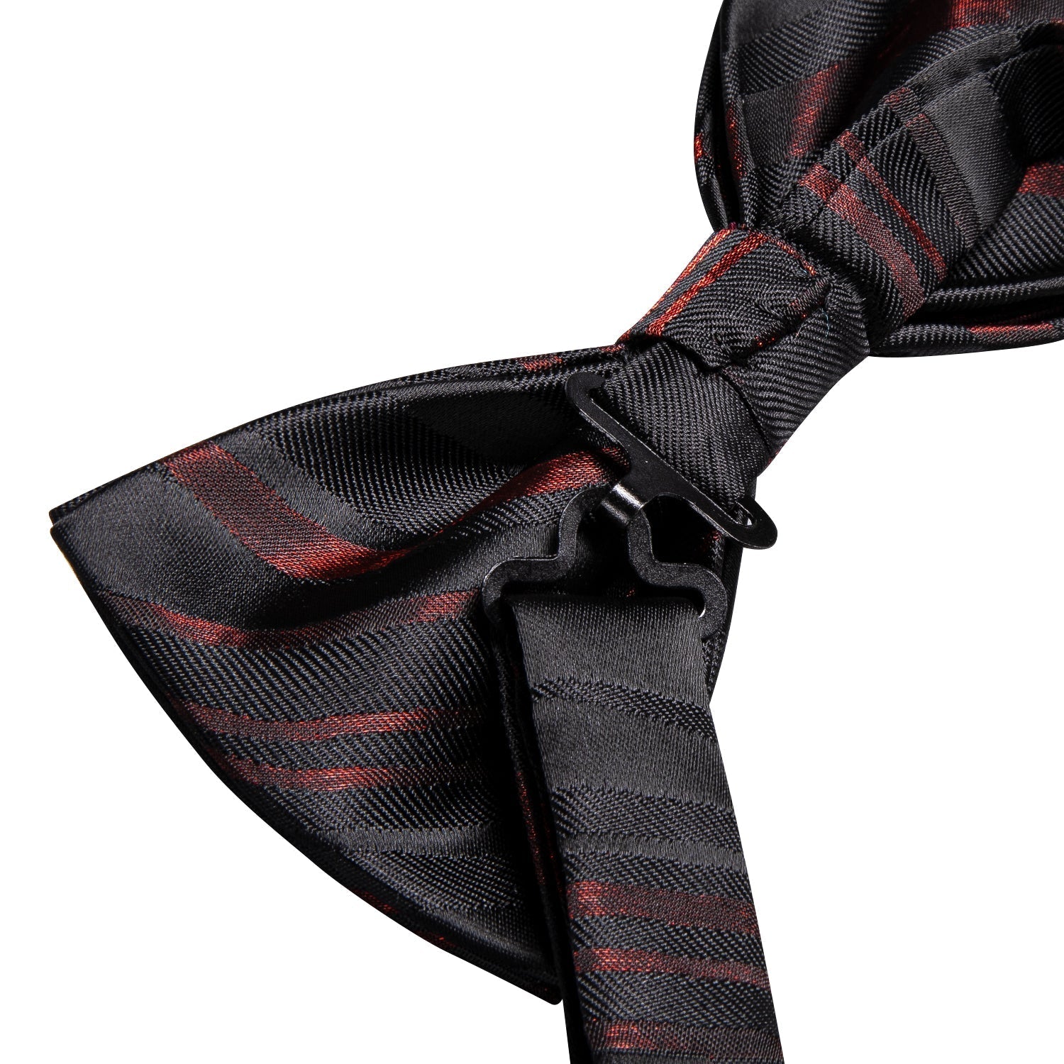 GentCrest Black Striped Bowtie Set - Image 4
